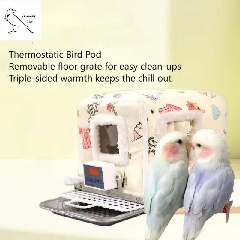 Temperature-Controlled Bird Nest &ndash; Your Parrot's Winter Survival Kit!  Birdcagelab