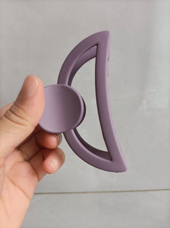 Milk Tea Color Grab Clip Girl’s Hair Grab Head Shark Clip Summer Hair Clip Hair Accessories