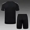Joyfball 2025/2026 Germany short sleeved training jersey Black+Shorts  1:1 Thai Quality