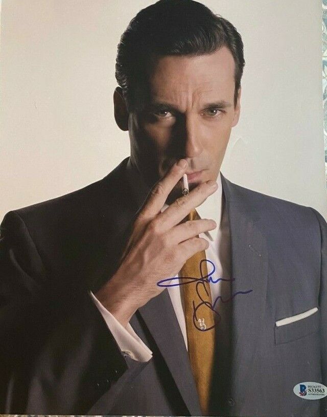 Jon Hamm signed autographed 11x14 Photo Poster painting Mad Men Beckett COA