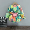 Kid Baby Girls Fashion Spring Floral Jacket Coat