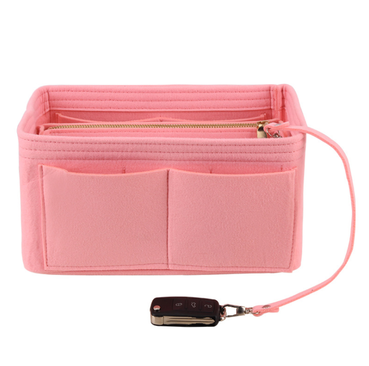 Solid Color Cosmetic Inner Bag