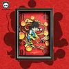 3D Decorative Paint of Dragon Year Son Goku & Shenron - Dragon Ball Decorative Painting - AoTu Panda Studio