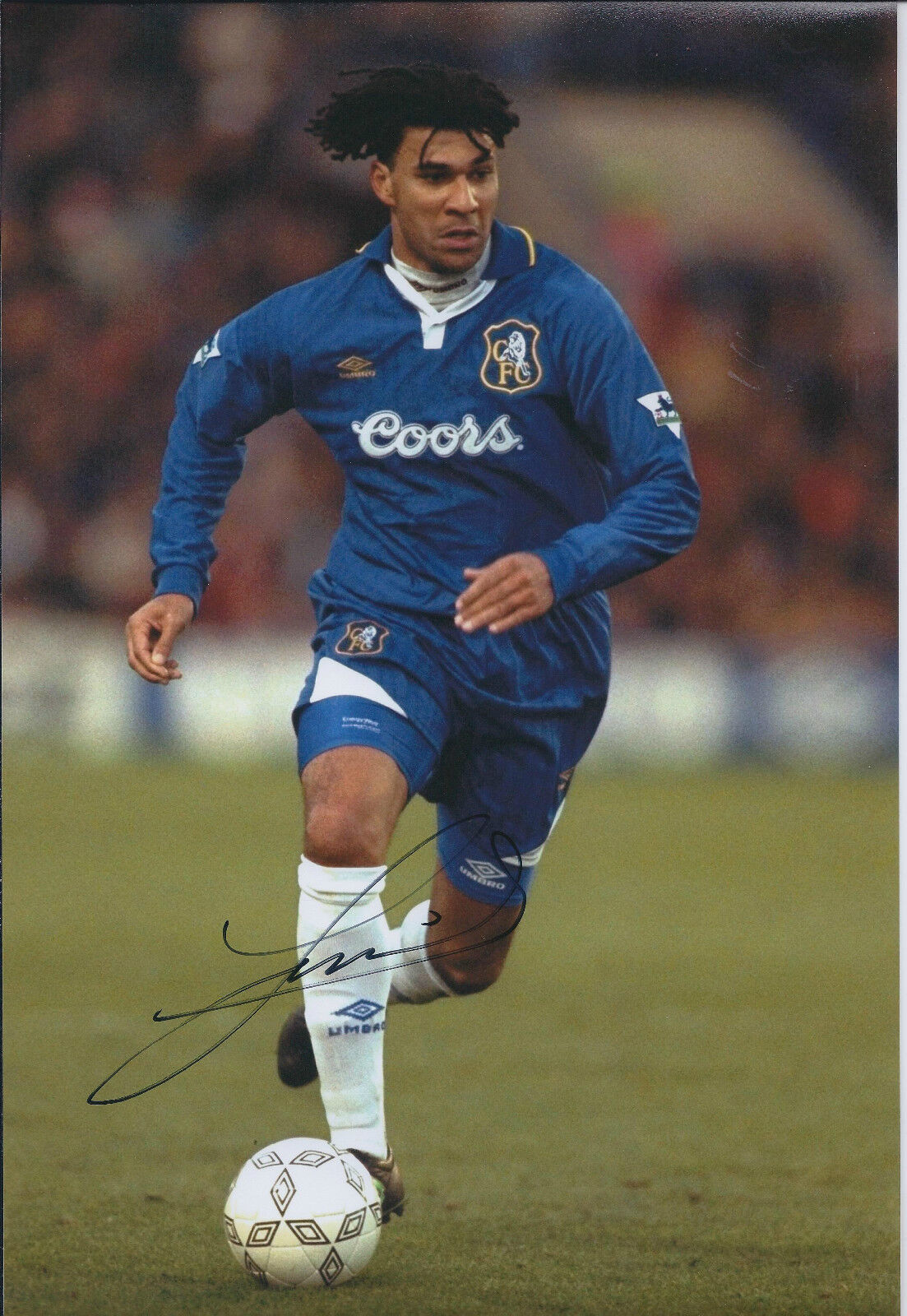 Ruud GULLIT Signed Autograph 12x8 Photo Poster painting AFTAL COA CHELSEA Legend Authentic