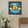 Winnie l’ourson-plein diamant rond peinture-30 * 30cm