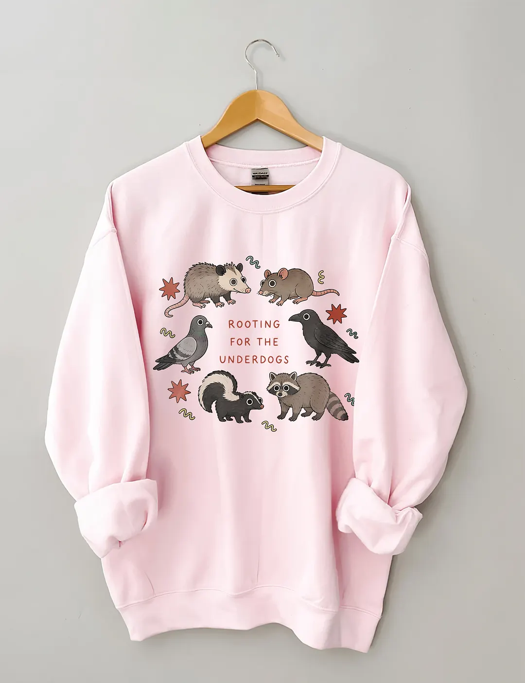 Rooting For The Underdogs Cute Animals Sweatshirt