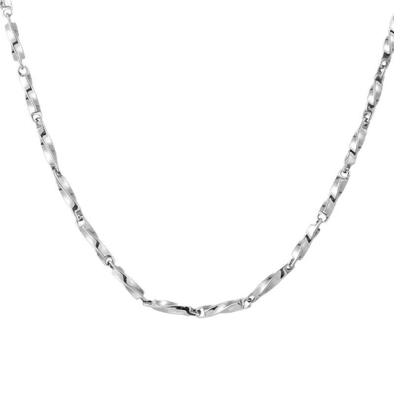 Unisex Lake Titanium Steel Trendy Versatile Collarbone Chain