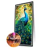 Diamond Painting-DIY Full Round Drill Peacock(70*40 CM)