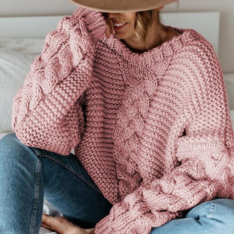 Europe and America Knitted Coat Knitted Sweater In Autumn and Winter | EGEMISS