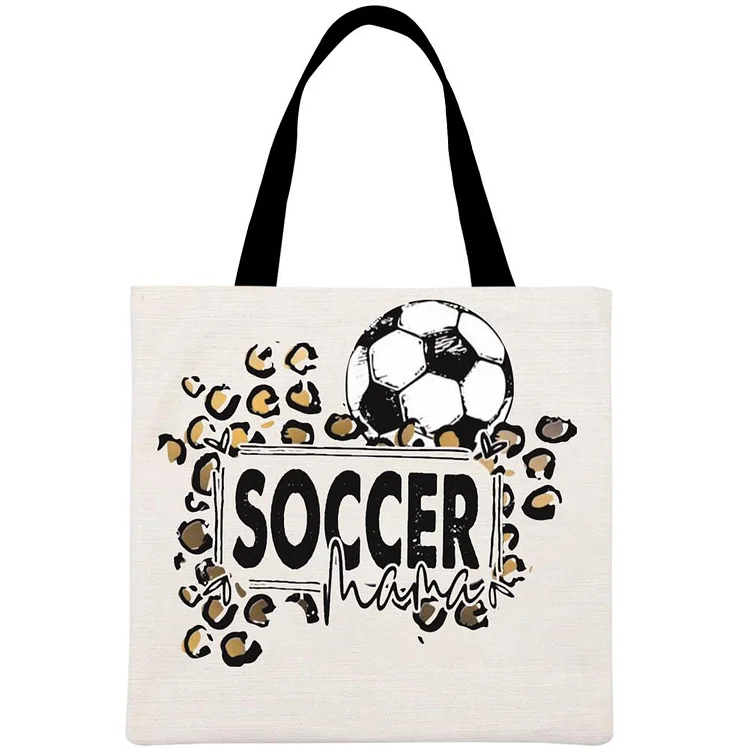 football Printed Linen Bag-Annaletters