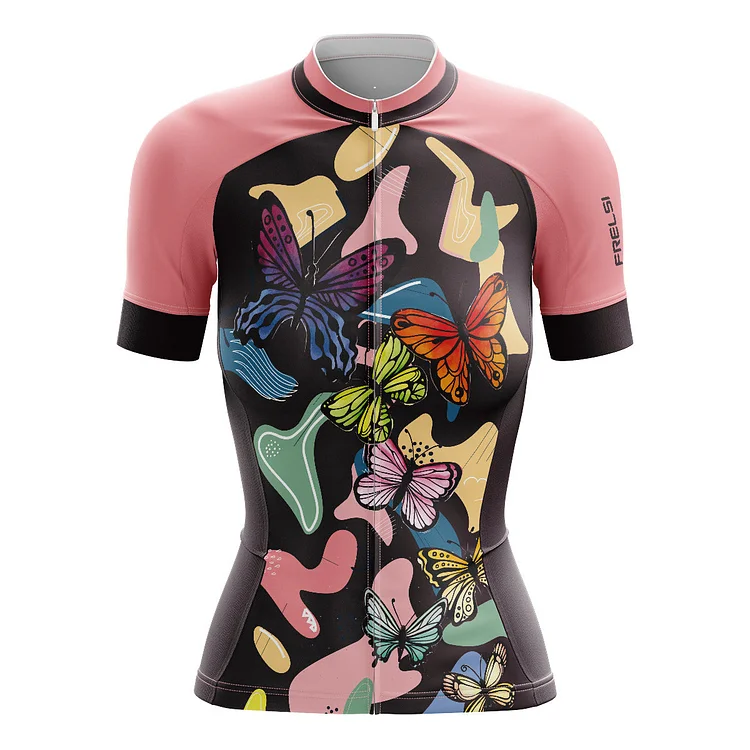 Riding with Butterflies | Frelsi Short Sleeve Cycling Jersey