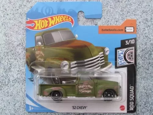 Dronehint Hot Wheels 2020 #201/250 1952 CHEVY matt green @Q Toy