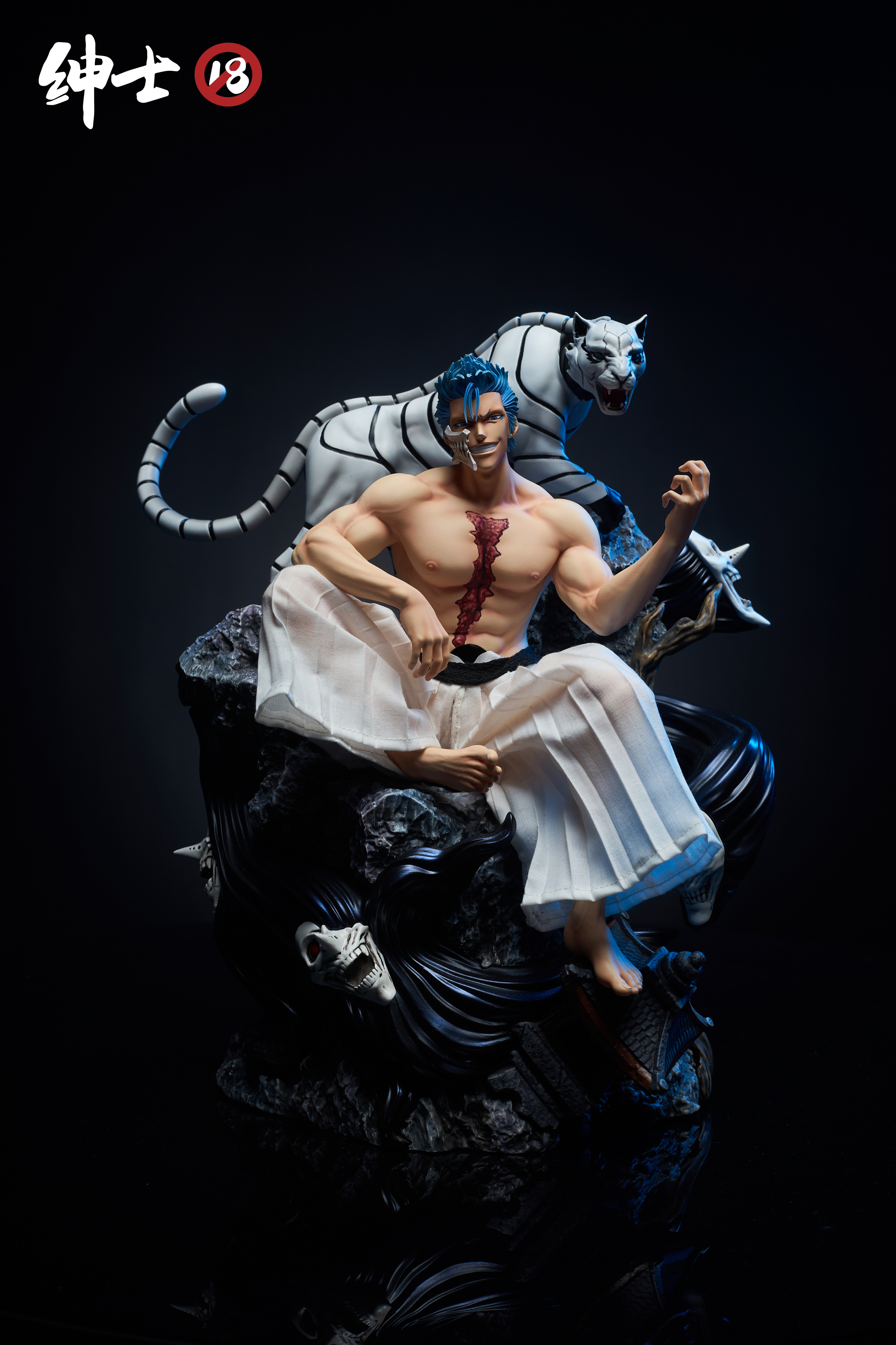 PRE-ORDER Gentleman 18 Studio Bleach Grimmjow Jaegerjaques 1/6 Statue(GK) (Adult 18+)