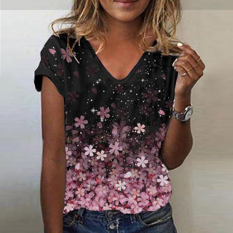 Floral Regular Fit Short Sleeve T-shirt