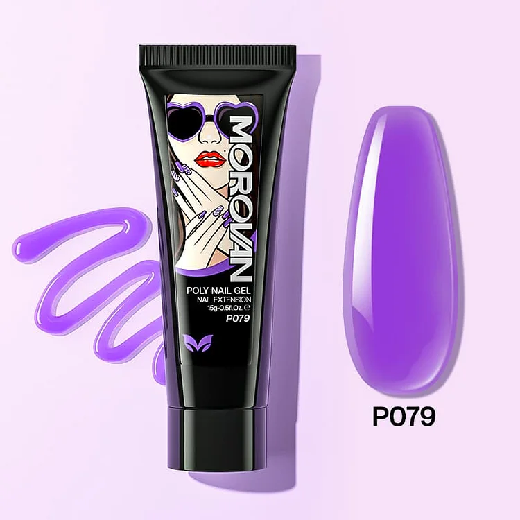 Violet Purple Poly Nail Gel
