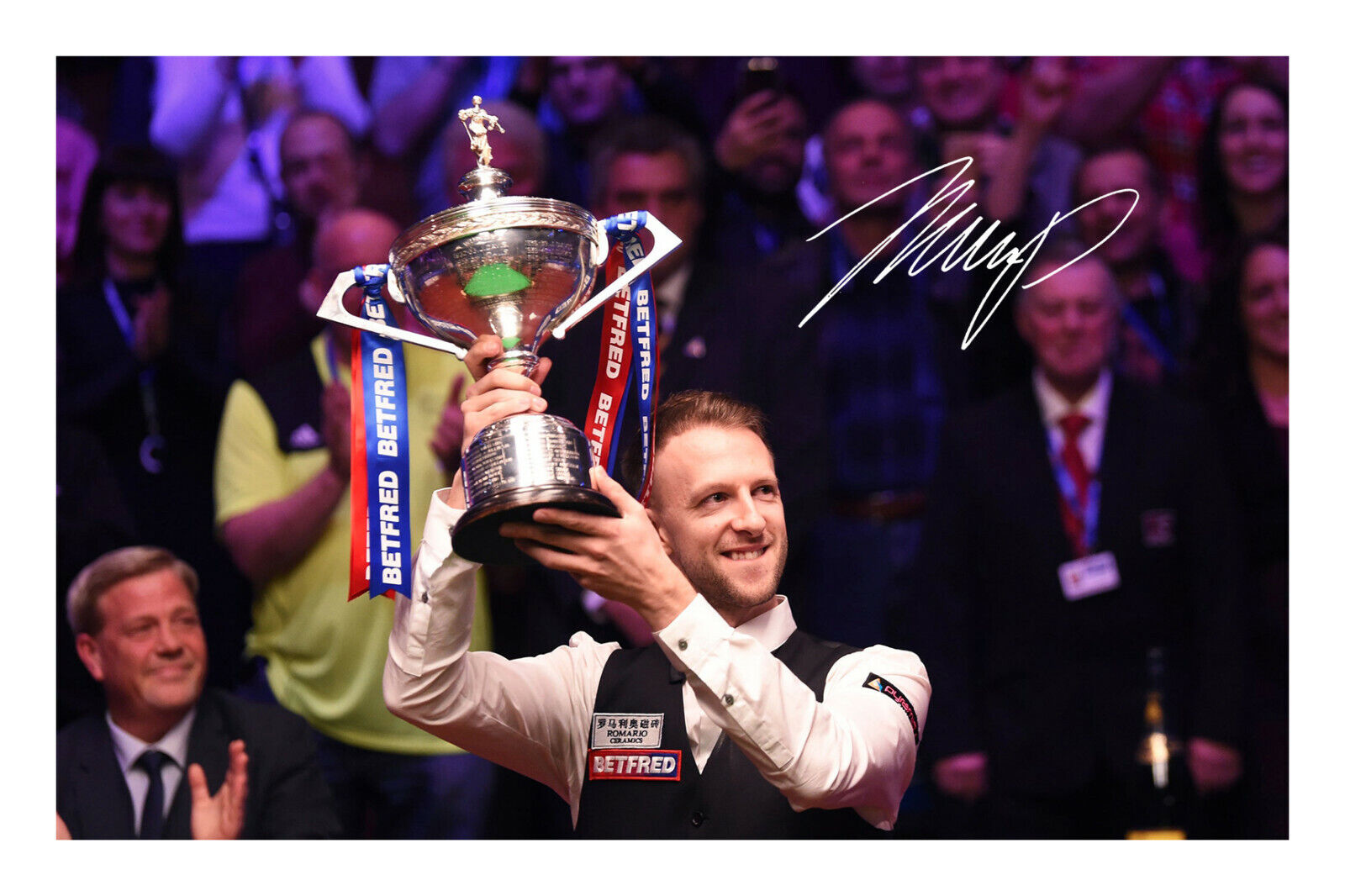 Judd Trump Signed A4 Photo Poster painting Print Snooker World UK Masters Champion