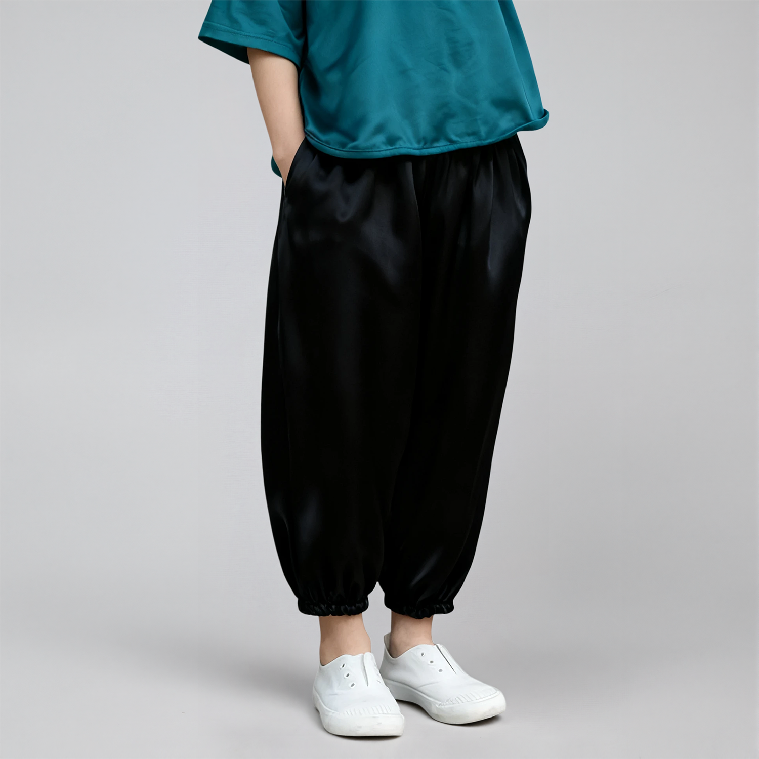 Airy Effortless Silk Girls' Pants REAL SILK LIFE