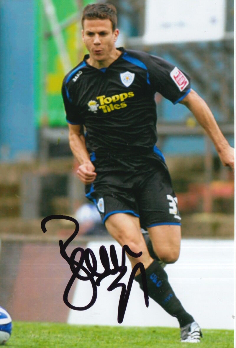 LEICESTER CITY HAND SIGNED BRUNO BERNER 6X4 Photo Poster painting.