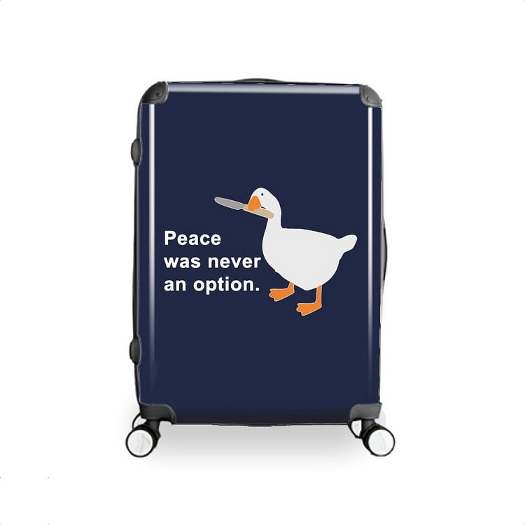 Peace Was Never An Option, Goose Hardside Luggage