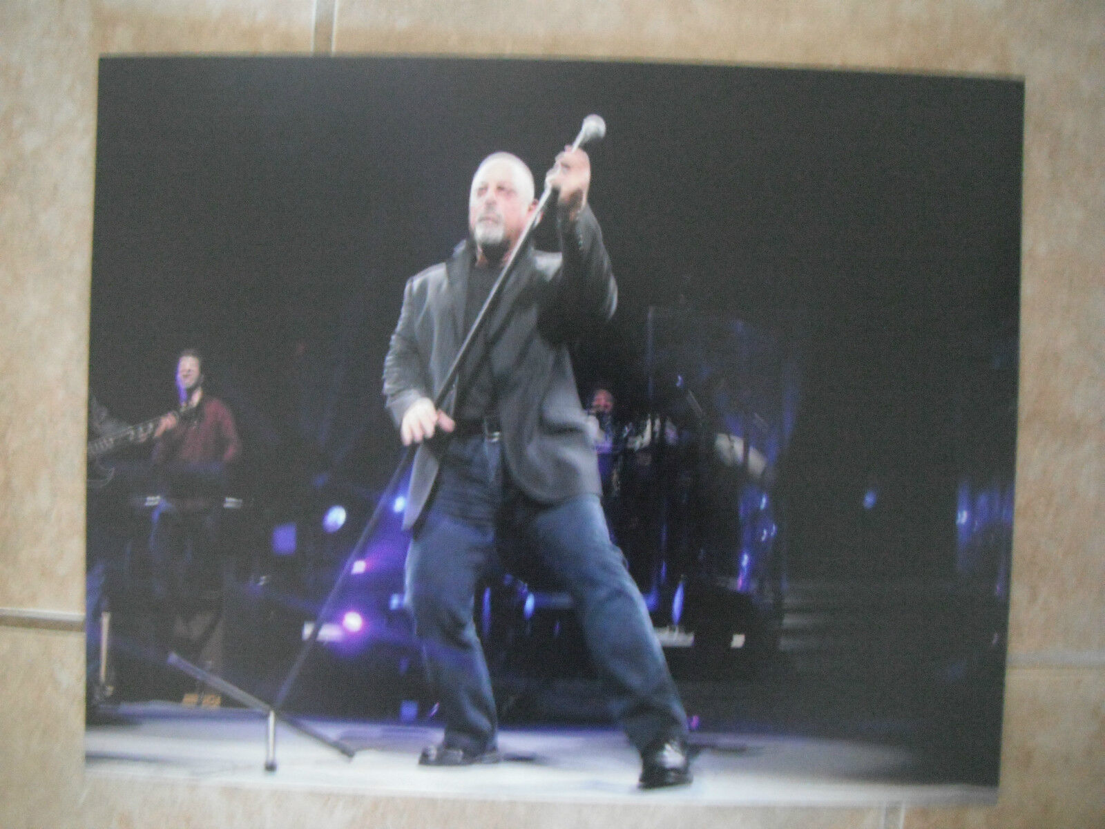 Billy Joel Piano Man Live Color 11x14 Promo Photo Poster painting #2