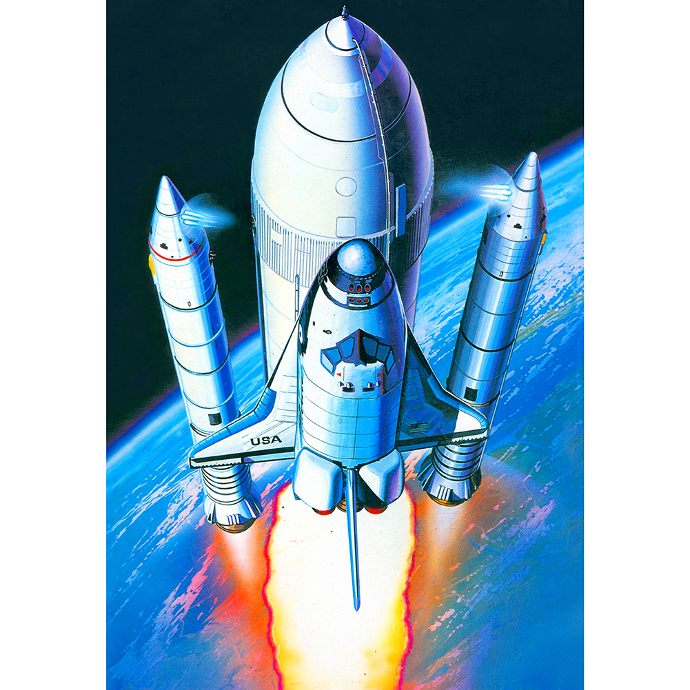

Space Rocket - 1000 Pieces Jigsaw Puzzle, 501 Original
