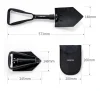 Outdoor multifunctional engineering shovel folding shovel camping fishing shovel