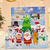 1Pcs Diamond Painting Christmas Theme Greeting Card Set with Envelopes