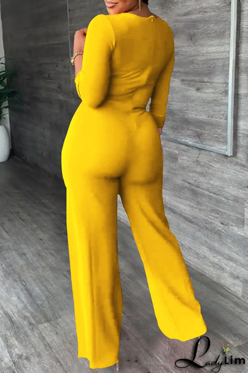 Red Fashion Casual Solid Patchwork Turndown Collar Regular Jumpsuits