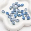 Flashing Crystal Oval Glass Beads DIY Jewelry Accessories