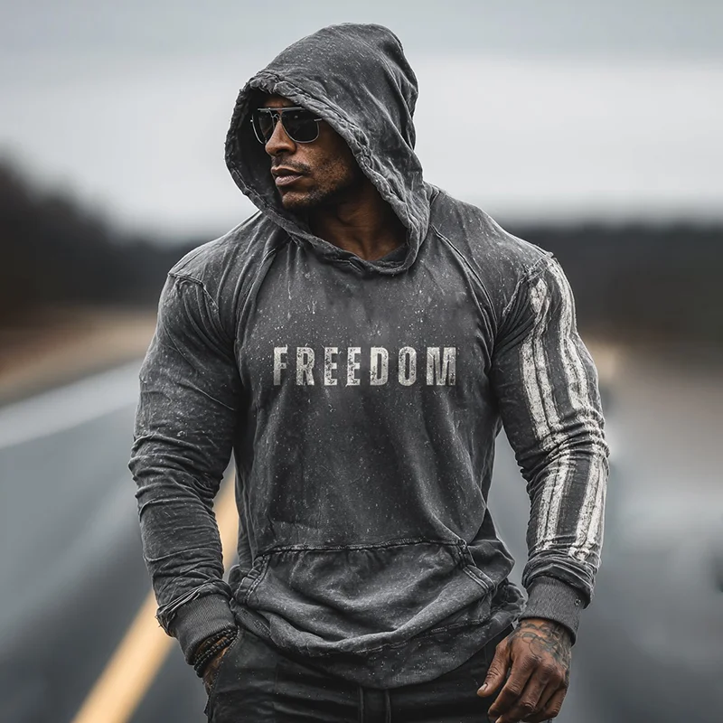 Men's Sports Casual Regional Symbol Hooded Sweatshirt-inspireuse