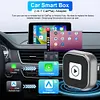 2 in 1 Wireless CarPlay Android Auto Adapter Plug & Play for Factory Wired Cars