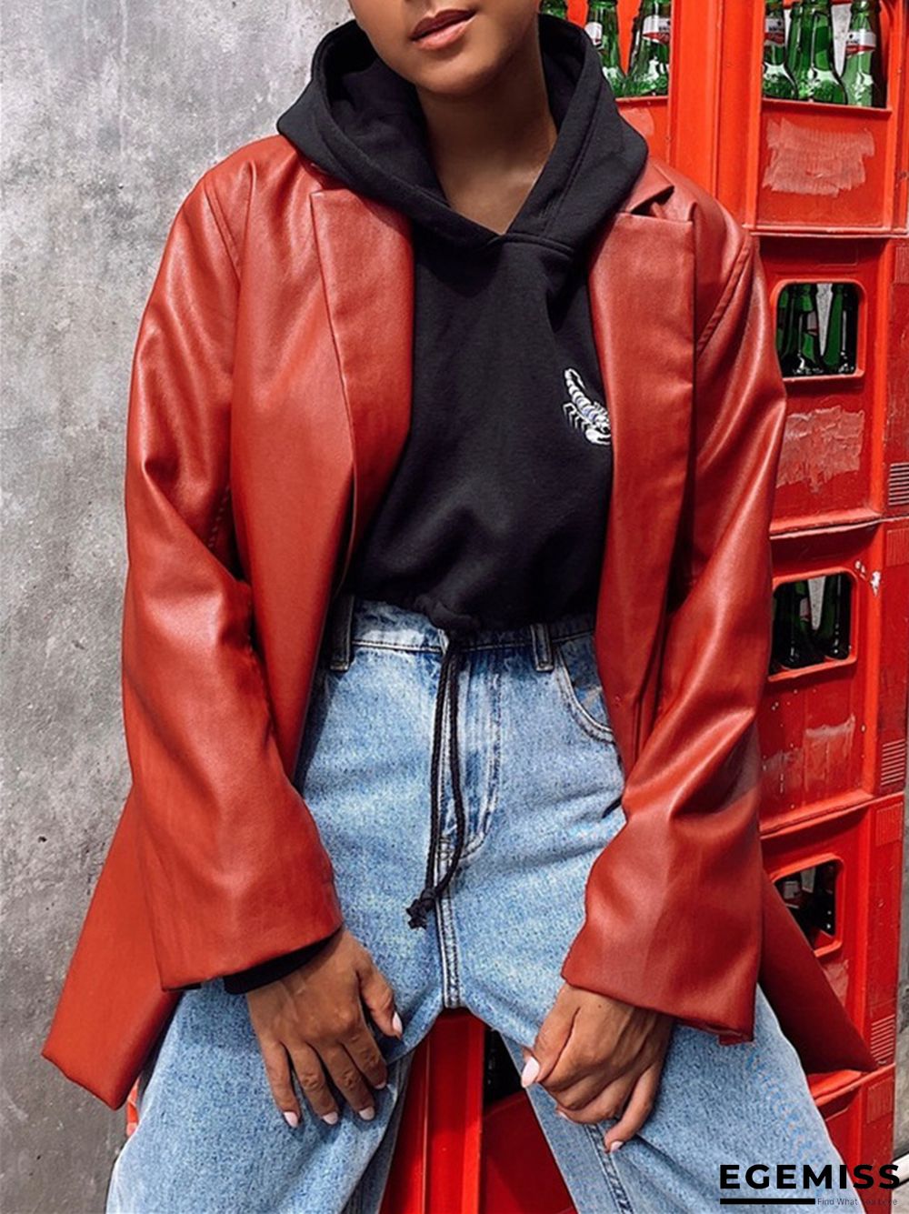 Casual Warm Solid Color Coat | EGEMISS