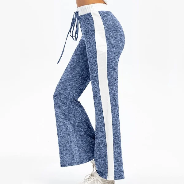 Women's Drawstring Elastic Waist Straight Leg Lounge Pants Sweatpants