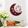 Einhorn Mond Design Wandregal - 5d DIY Handwerk Dekoration