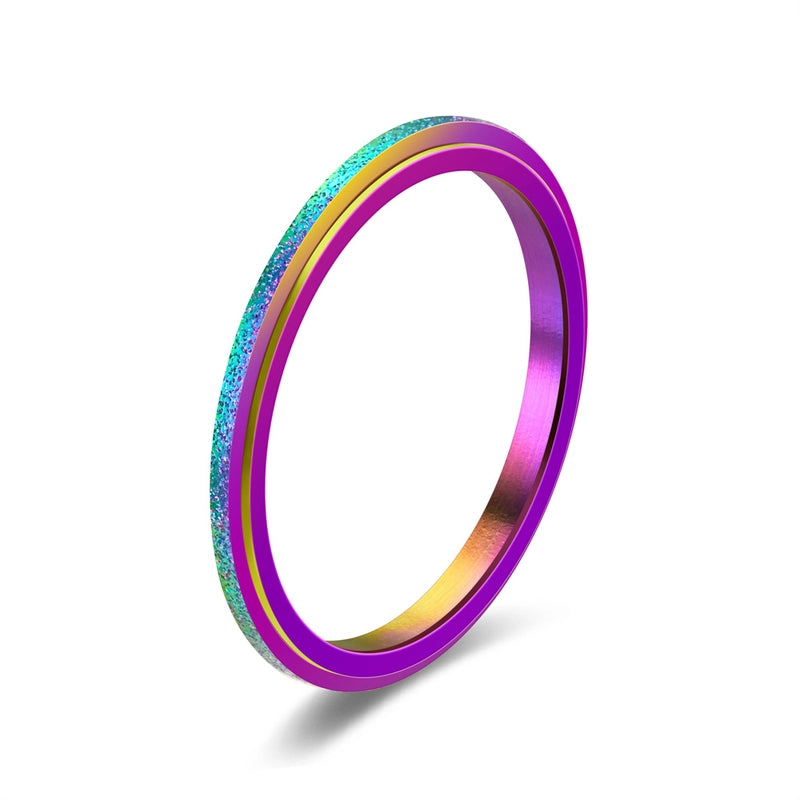 Elegant Geometric 304 Stainless Steel Plating Unisex Rings