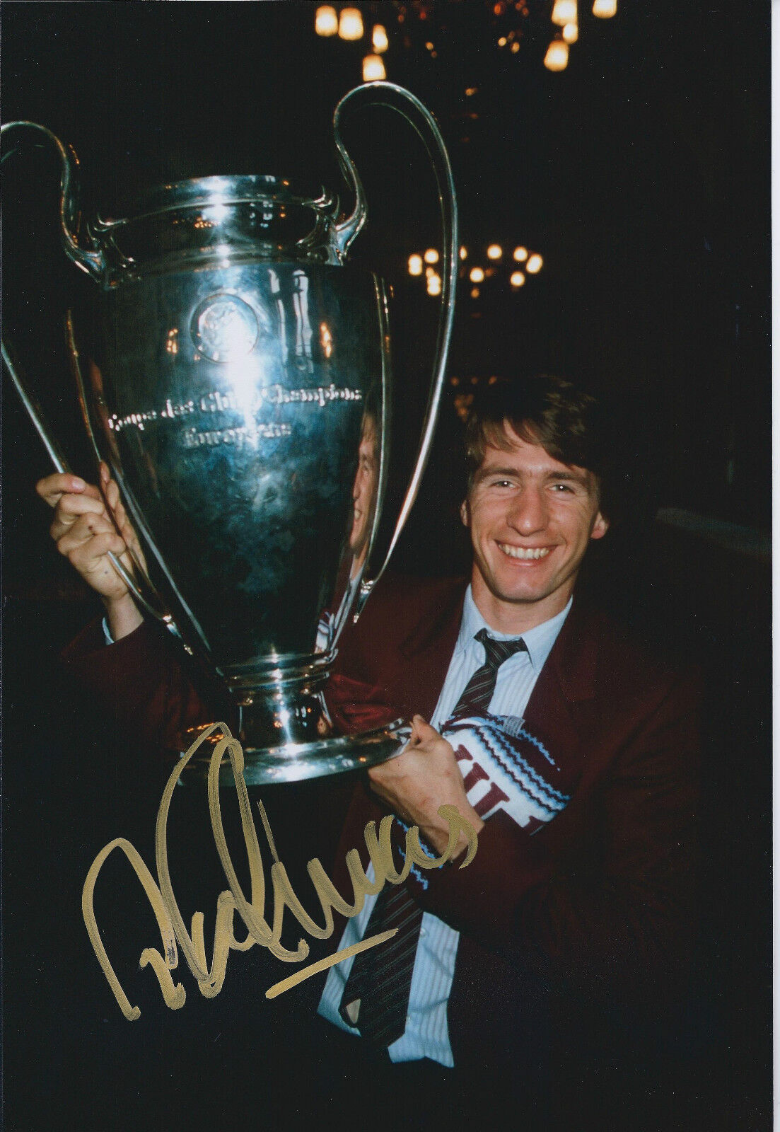 Gordon COWANS Signed Photo Poster painting AFTAL COA Autograph European Cup RARE Aston Villa