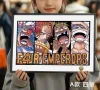 A3 & 4K Size Four Emperors & Five Elders Decorative Painting - ONE PIECE Decoration Painting - HuangGua Studio