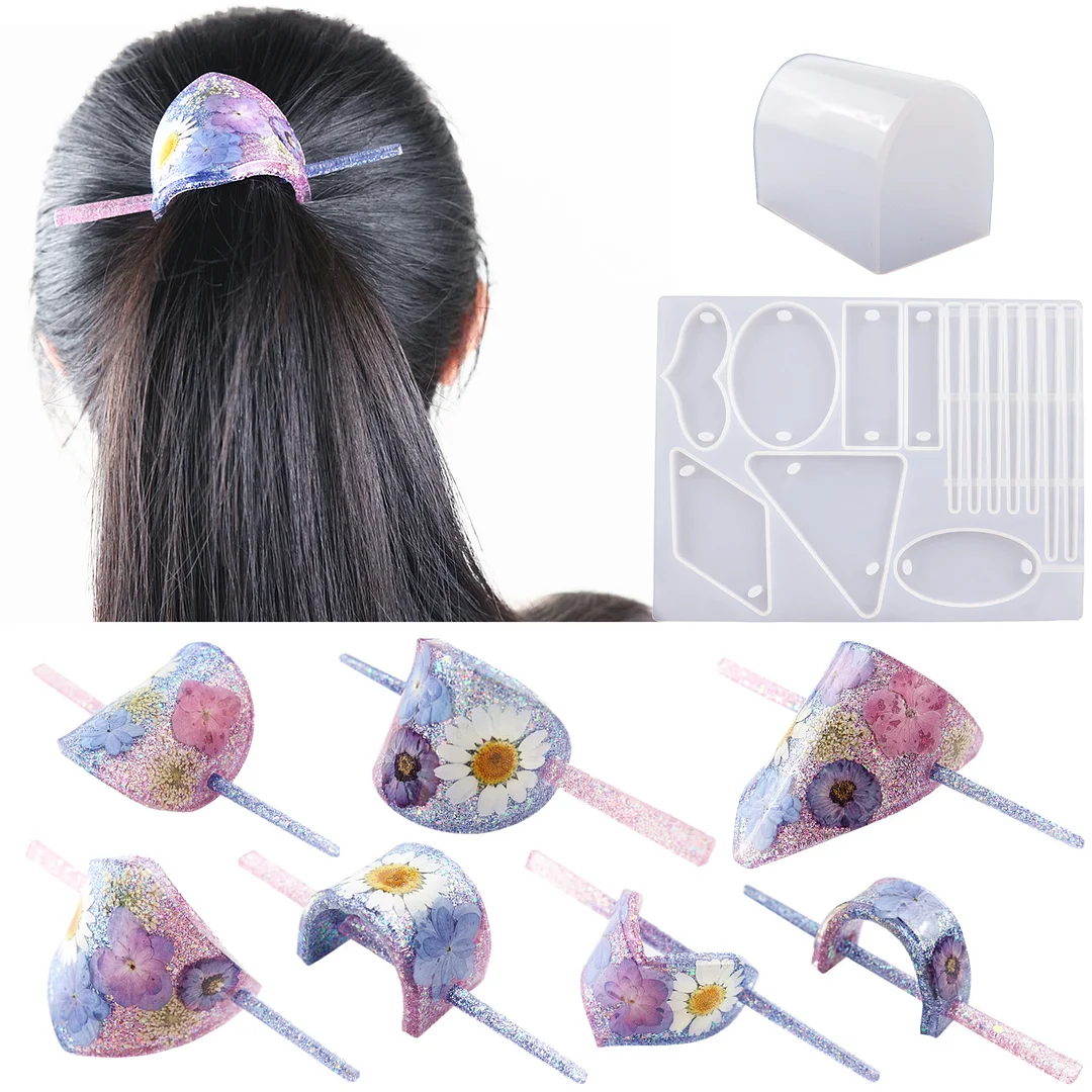 Hair Accessories Silicone Resin Molds