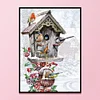 11CT Bird House - Counted Cross Stitch - 40*56cm/15.75*22.05in