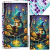 uk.everydayedeals (Limited Stock)Diamond Painting - Full Round - Pumpkin Lamp and Grandp(40*70cm)