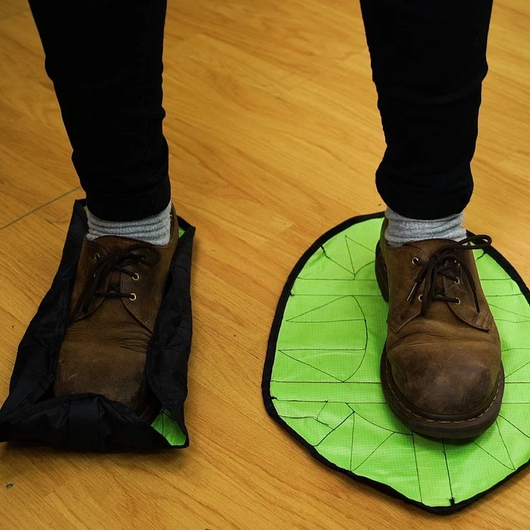 Hands Free Reusable Step in Shoe Covers