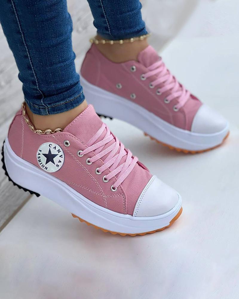Classic Eyelet Canvas No-Tie Stretch Elastic Lace Shoes | Collections Etc. | Shoe laces, Elastic 