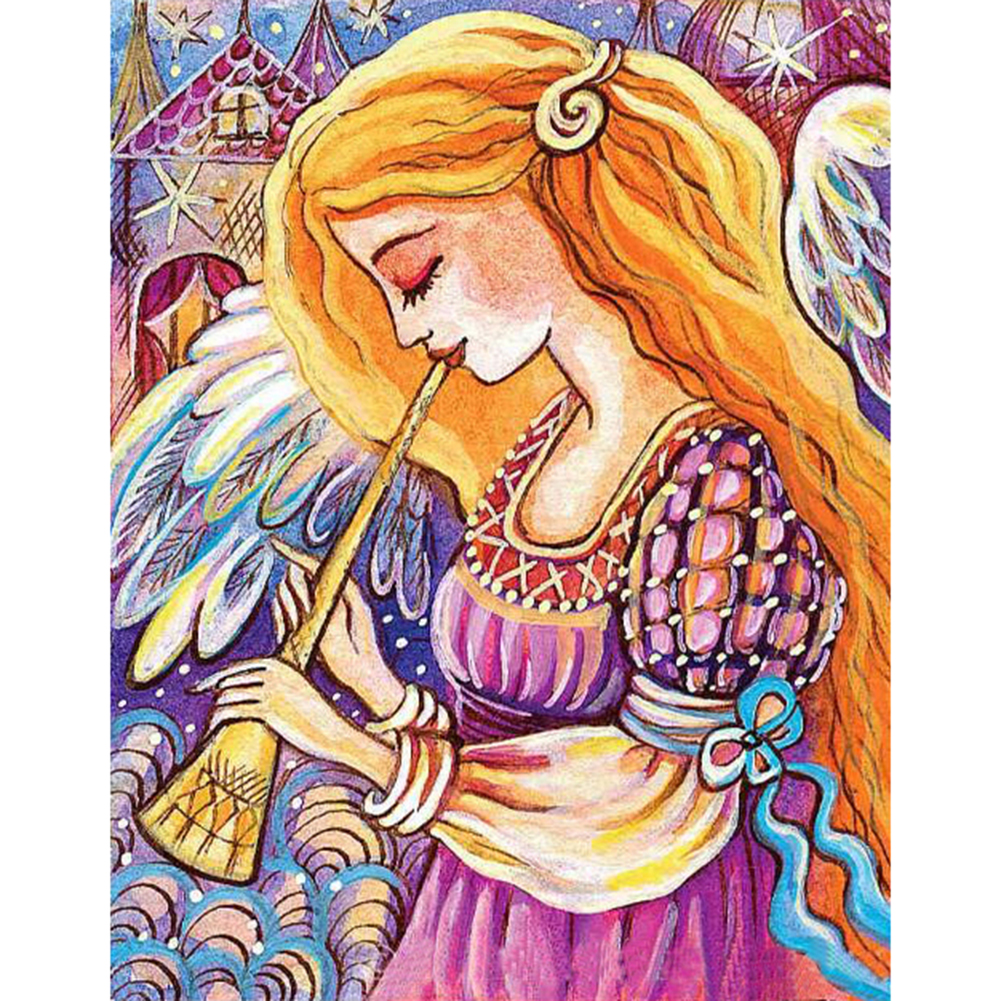 

40*50CM - Round Drill Diamond Painting - Beauty Woman, 501 Original