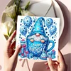 6Pcs Diamond Painting Birthday Gnome Diamond Painting Greeting Card for Adults Beginners