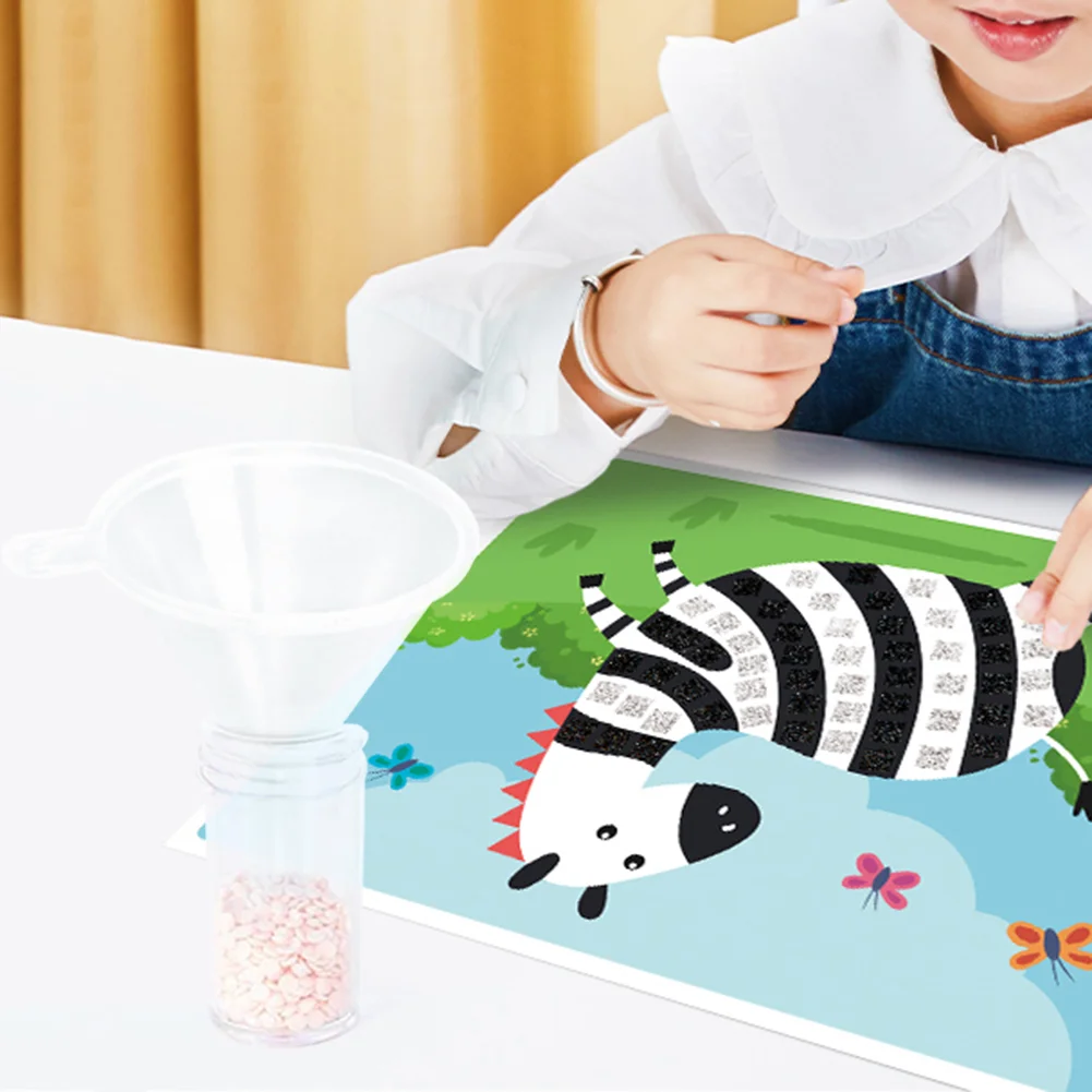 Portable Multifunction Funnel Embroidery Sewing Tools for Diamond Painting(Transparent)