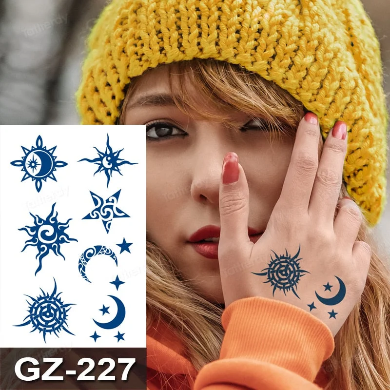 Anime Temporary Tattoo Fruit Ink Waterproof Natural Safety Lasting Juice DIY Body Art Tattoo Arm Sleeve Hand Paints Tattoo Fake