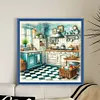 (Multi-Style) Kitchen Restaurant-11CT Stamped Cross Stitch 50*50cm/19.69*19.69in tapestrymarket