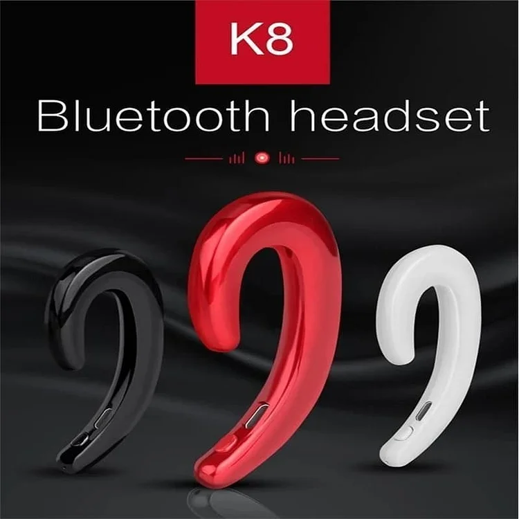 （Christmas Hot Sale）Bone Conduction Earhook Wireless Bluetooth Earphone