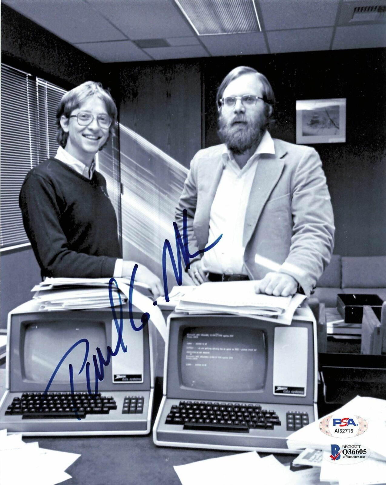 Paul Allen Signed 8x10 Photo Poster painting PSA/DNA LOA Microsoft Autographed