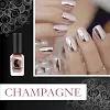Vernis &agrave; ongles miroir, M&eacute;tal Chrome Effet Miroir Effet Manucure Poli
